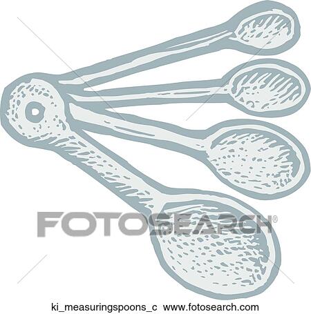 Clipart - Measuring Spoons. Fotosearch