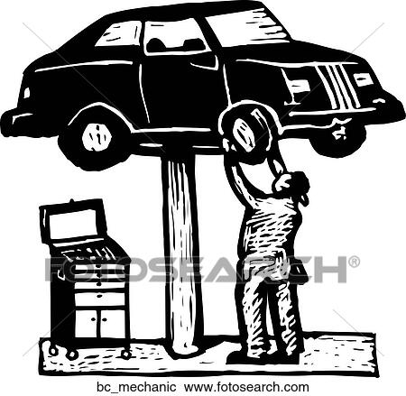 Mechanic View Large Clip Art Graphic Clipart - Mechanic. Fotosearch