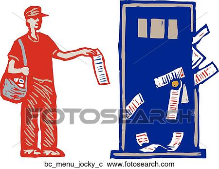 Menu Jocky View Large Clip Art Graphic Clipart - Menu Jocky. Fotosearch