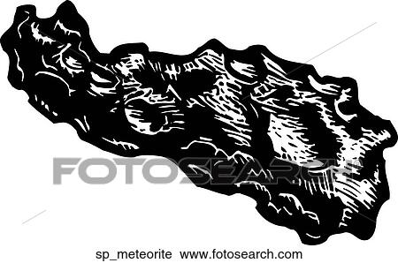 Meteorite View Large Clip Art Graphic Clipart - Meteorite. Fotosearch