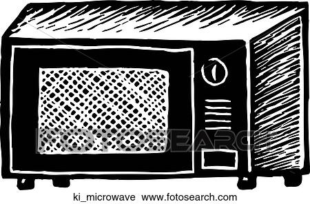 Microwave View Large Clip Art Graphic Clipart - Microwave. Fotosearch