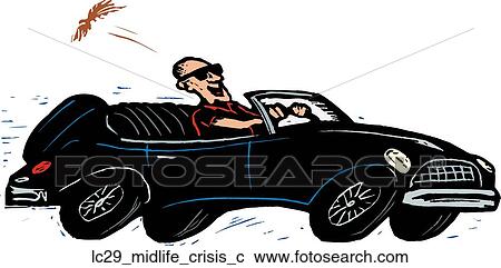 Clipart - Midlife Crisis. Fotosearch