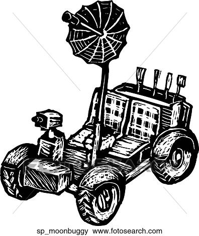 Moon Buggy View Large Clip Art Graphic Clip Art - Moon Buggy. Fotosearch