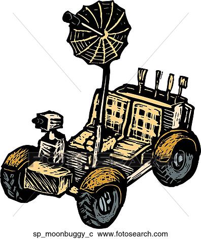 Moon Buggy View Large Clip Art Graphic Clipart - Moon Buggy. Fotosearch
