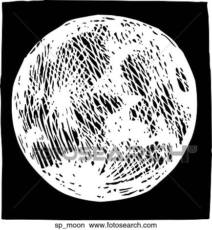 Moon View Large Clip Art Graphic Clipart - Moon. Fotosearch