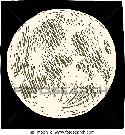 Clipart - Moon. Fotosearch