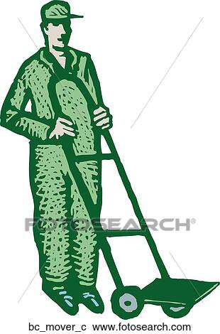 Mover View Large Clip Art Graphic Clipart - Mover. Fotosearch