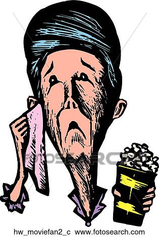 movie fan 2 View Large Clip Art Graphic Clipart - movie fan 2. Fotosearch