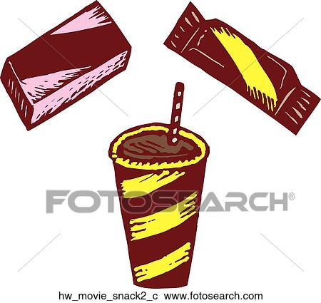 movie snack 2 View Large Clip Art Graphic Clipart - movie snack 2. Fotosearch