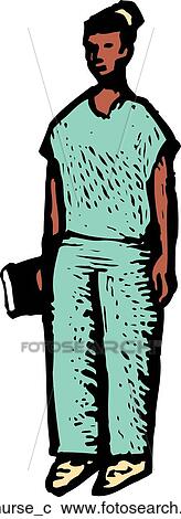 Clipart - Nurse. Fotosearch