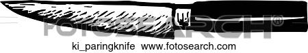 Clipart - Paring Knife. Fotosearch