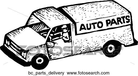 Parts Delivery View Large Clip Art Graphic Clip Art - Parts Delivery. Fotosearch