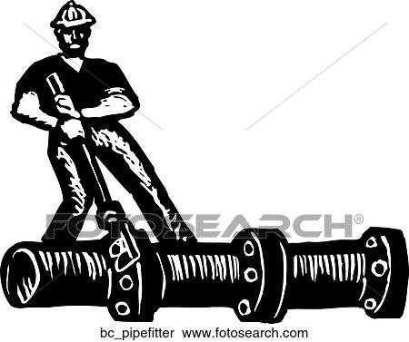Clipart - Pipefitter. Fotosearch
