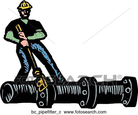Clipart - Pipefitter. Fotosearch