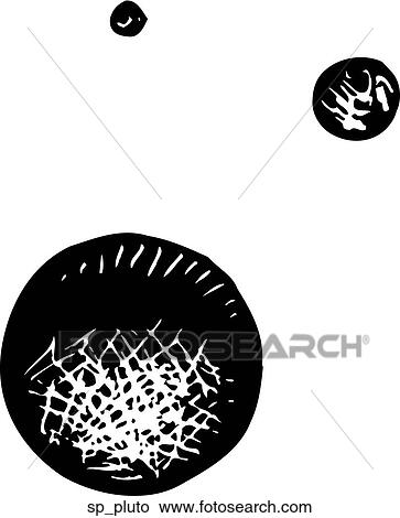 Pluto View Large Clip Art Graphic Clipart - Pluto. Fotosearch