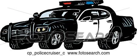 police cruiser View Large Clip Art Graphic Clipart - police cruiser. Fotosearch