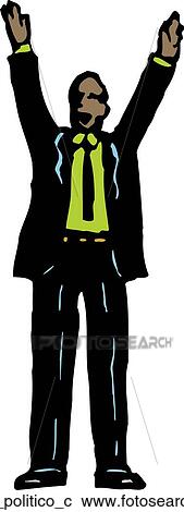 Clipart - politician. Fotosearch