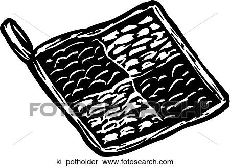 Clipart - Potholder. Fotosearch