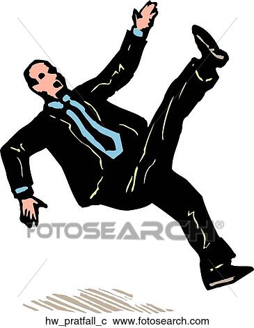 Clipart - prat fall. Fotosearch