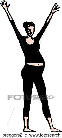 Clipart - Preggers 2. Fotosearch