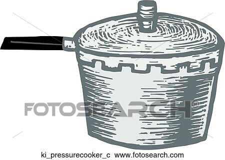 Pressure Cooker View Large Clip Art Graphic Clipart - Pressure Cooker. Fotosearch