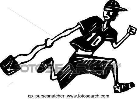 purse snatcher View Large Clip Art Graphic Clipart - purse snatcher. Fotosearch