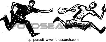 pursuit View Large Clip Art Graphic Clip Art - pursuit. Fotosearch