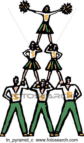 Pyramid View Large Clip Art Graphic Clipart - Pyramid. Fotosearch