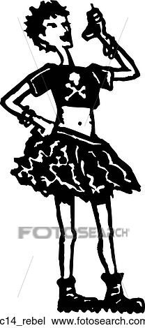 Clipart - Rebel. Fotosearch