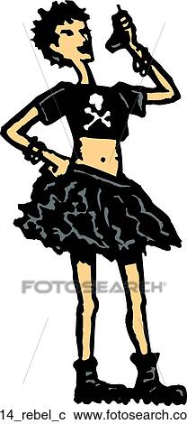 Rebel View Large Clip Art Graphic Clipart - Rebel. Fotosearch