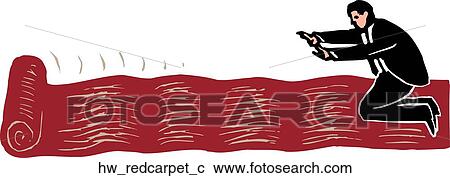 red carpet View Large Clip Art Graphic Clipart - red carpet. Fotosearch