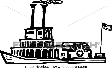 riverboat View Large Clip Art Graphic Clip Art - riverboat. Fotosearch