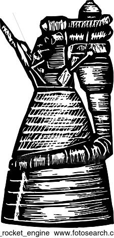 Clipart - Rocket Engine. Fotosearch