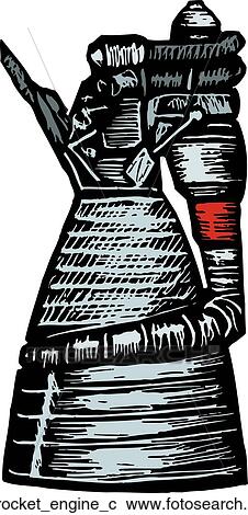 Clipart - Rocket Engine. Fotosearch