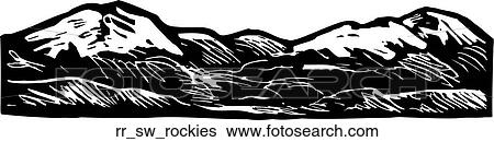 Clip Art - rockies. Fotosearch
