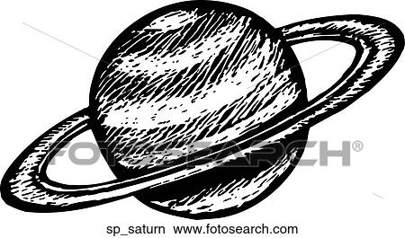 Saturn View Large Clip Art Graphic Clipart - Saturn. Fotosearch