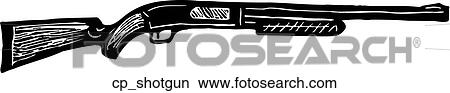 Clipart - shotgun. Fotosearch