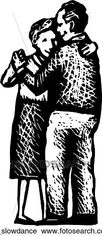 Clipart - Slow Dance. Fotosearch