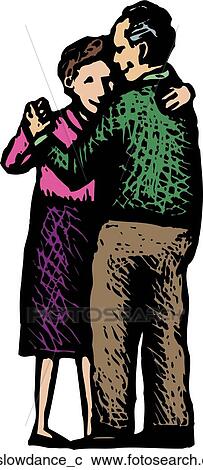 Clipart - Slow Dance. Fotosearch
