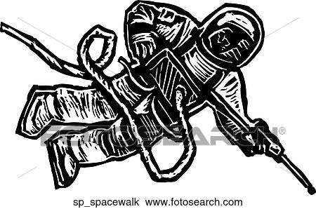 Clipart - Space Walk. Fotosearch
