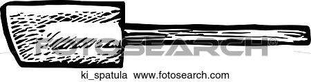 Clipart - Spatula. Fotosearch