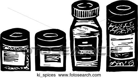 Spices View Large Clip Art Graphic Clip Art - Spices. Fotosearch
