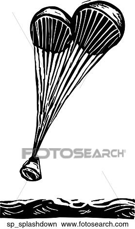 Splashdown View Large Clip Art Graphic Clipart - Splashdown. Fotosearch
