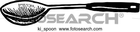 Clipart - Spoon. Fotosearch