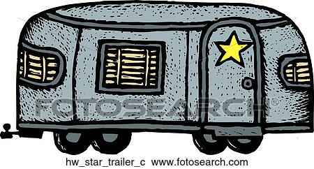 star trailer View Large Clip Art Graphic Clipart - star trailer. Fotosearch