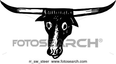 steer View Large Clip Art Graphic Clipart - steer. Fotosearch