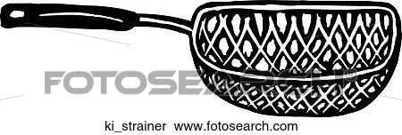 Strainer View Large Clip Art Graphic Clipart - Strainer. Fotosearch