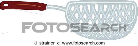 Strainer View Large Clip Art Graphic Clipart - Strainer. Fotosearch