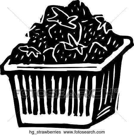 Strawberries in Basket View Large Clip Art Graphic Clip Art - Strawberries in Basket. Fotosearch