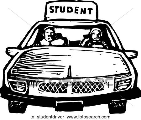 Clipart - Student Driver. Fotosearch